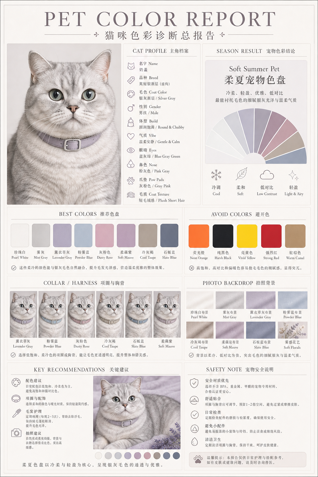 Silver Gray Cat
